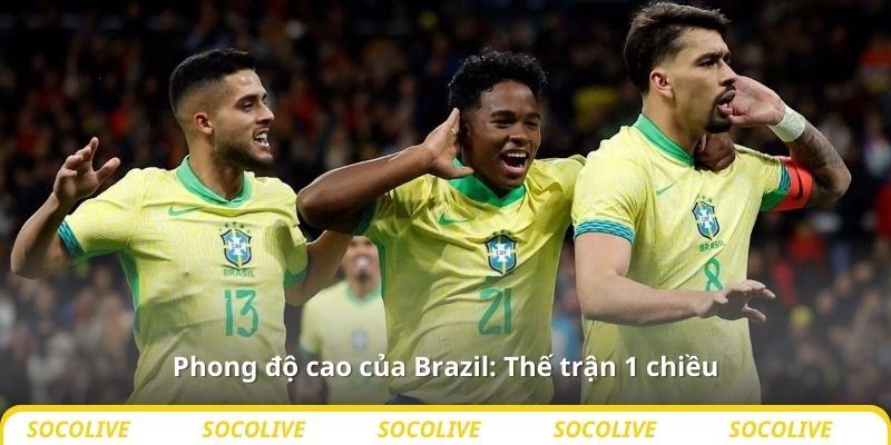 Phong độ cao của Brazil: Thế trận 1 chiều